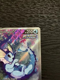 Vaporeon v SWSH181 Sword & Shield Promo Holo Pokemon TCG Card NM - Image 3