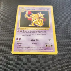 KADABRA Pokemon Card WOTC 1st Edition - Base Set - Shadowless - 32/102 - LP/NM - Image 2