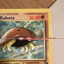 Pokemon TCG Kabuto Unlimited Common Card # 50/62 LP CONDITION - Image 4