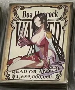 One Piece Doujin Boa Hancock Card Sleeve Protector USA SELLER - Image 1