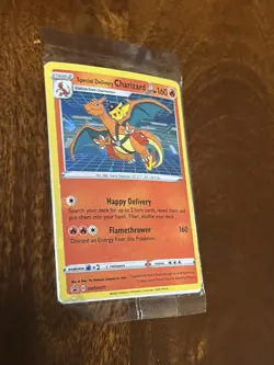 Special Delivery Charizard Pokemon Center Promo Card Holo (SWSH075) - Image 3