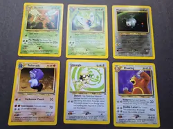 Pokemon Neo Discovery Set SIX Rare NM Cards 18,19,26,28,30,34/75 - Image 1