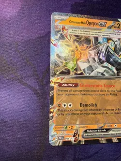 Cornerstone Mask Ogerpon ex 058/131 Prismatic Evolutions Pokemon Card NM - Image 2