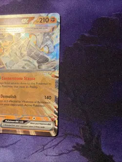 Cornerstone Mask Ogerpon ex 058/131 Prismatic Evolutions Pokemon Card NM - Image 3