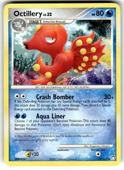 Octillery LV.32 57/123 Mysterious Treasures Regular Common Pokemon Card TCG - Image 1