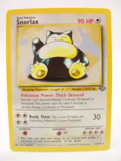 1999 Snorlax 27/64 Jungle Regular Non Holo Pokemon Card HP - Image 3