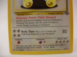 1999 Snorlax 27/64 Jungle Regular Non Holo Pokemon Card HP - Image 5
