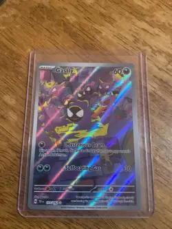Pokemon TCG Gastly Illustration Rare IR Holo Card 177/162 Temporal Forces NM - Image 1