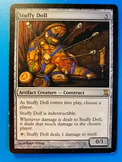 MTG 1x Stuffy Doll # 264 Time Spiral Modern Magic the Gathering Card x1 MP - Image 1