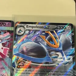 Pokemon TCG Mega Diancie EX, Empoleon EX, Mega Mawile EX Holo Card Lot - Image 2
