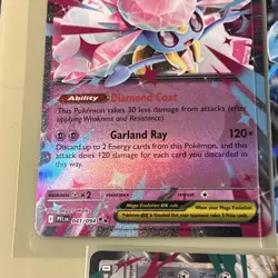 Pokemon TCG Mega Diancie EX, Empoleon EX, Mega Mawile EX Holo Card Lot - Image 5