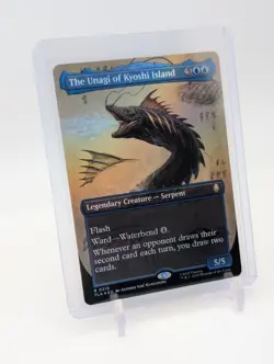 MTG - The Unagi of Kyoshi Island - FOIL Borderless Rare #319 - Avatar: TLA NM - Image 1