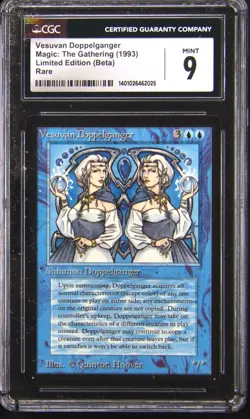 1993 MTG BETA VESUVAN DOPPELGANGER CGC 9 - Image 1