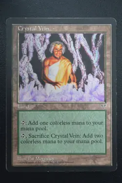Magic The Gathering MTG CRYSTAL VEIN Mirage LP Lightly Played - Image 1