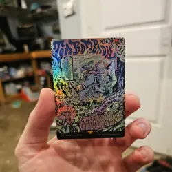 Magic the Gathering Lord of The Rings Tom Bombadil Borderless Poster Foil NM - Image 1