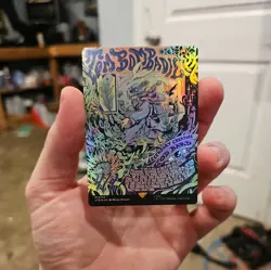 Magic the Gathering Lord of The Rings Tom Bombadil Borderless Poster Foil NM - Image 2