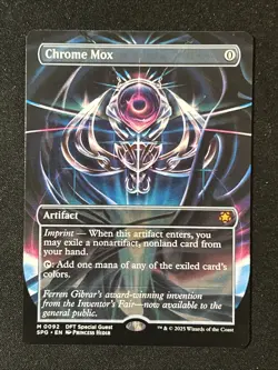 MTG SPG Borderless Chrome Mox - Image 1