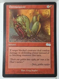 Outmaneuver - Urzas Saga - Magic the Gathering MTG Nice! - Image 1