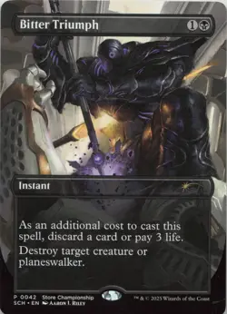 Bitter Triumph P Game Day & Store Championship Promos 42 - LP MTG - Image 1