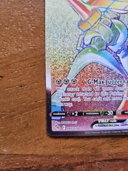 Pokemon Melmetal VMAX 080/078 Secret Rare Rainbow Holo Pokemon TCG - Image 3