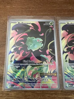 2025 Pokemon Mega Evolution Bulbasaur Stamped Lot (2) 133/132 Meg En Promo - Image 2
