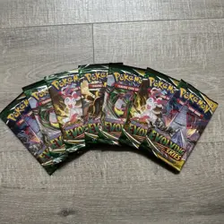 Pokemon TCG Sword & Shield Evolving Skies Booster Packs [x7] - Image 1