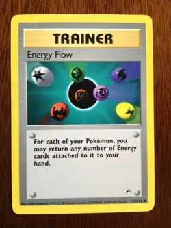Pokemon Trainer Energy Flow Gym Heroes 122/132 Excellent Condition. - Image 1