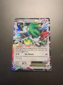 Pokemon Tcg Shaymin EX 77/108 XY Base WC 2016 Damaged - Image 1