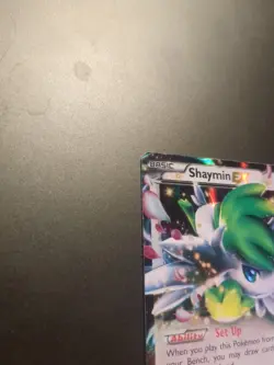 Pokemon Tcg Shaymin EX 77/108 XY Base WC 2016 Damaged - Image 3