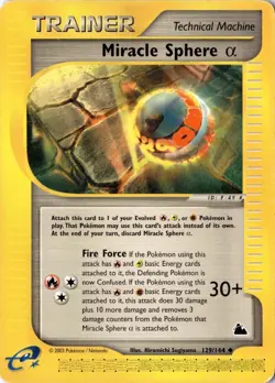 Miracle Sphere Alpha 129/144 - Skyridge - Pokemon - MP - Image 1