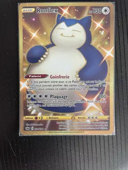 CARTE POKEMON FR EB REGNE DE GLACE - RONFLEX 224/198 SECRETE GOLD - NEUF - Image 2