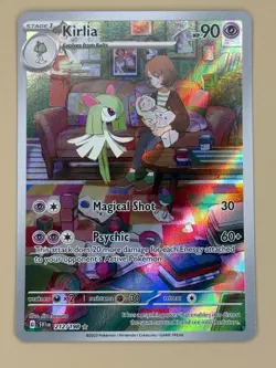 Kirlia - 212/198 - Illustration Rare Pokemon Scarlet & Violet - Base Set NM - Image 3