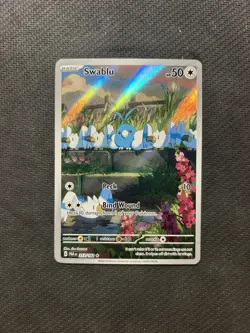 Pokemon TCG Swablu 213/182! NM Condition! See Description! - Image 1