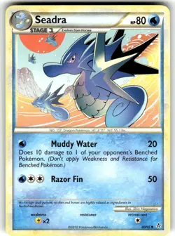 Pokemon TCG Seadra HSUnleashed 40/95 Regular Uncommon - Image 1