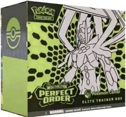 Mega Evolution Perfect Order Pokemon Center ETB PRESALE Elite Trainer Box - Image 1