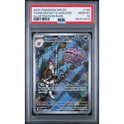 PSA 10 Team Rockets Weezing 199/182 Pokemon IR Destined Rivals 2025 GEM MINT - Image 1