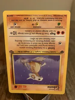 Pokemon TCG Cubone 50/64 First Edition 1st - LP lightly played - Image 2