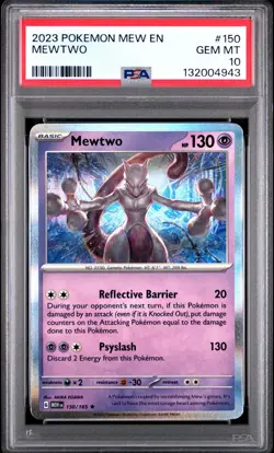 PSA 10 Mewtwo 150/165 - Scarlet & Violet 151 - Holo, Rare, English, Pokemon TCG - Image 1
