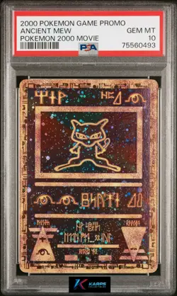 Pokemon PSA 10 Ancient Mew Game Promo 2000 Movie - Image 1