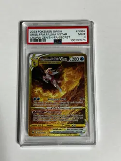 PSA 9 Origin Forme Palkia VSTAR GG67 Pokemon Crown Zenith Galarian Gallery - Image 1