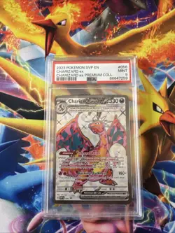 Charizard ex Premium Coll. Ultra Rare Promo SVP EN 056 PSA 9 Gem Mint Pokemon - Image 1