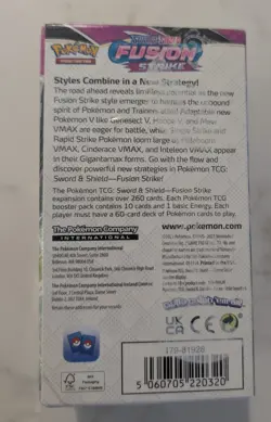 Pokemon TCG Fusion Strike Half Booster Box (18 Packs) Brand New and Sealed - Image 5