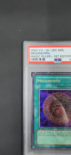 Yu-Gi-Oh! Megamorph MRL-061 1st Edition Ultra Rare (2002) PSA Mint 9 - Graded - Image 2