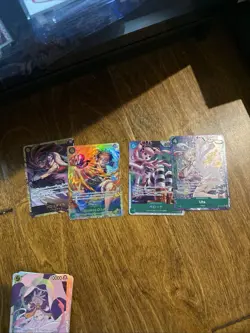 One Piece Op-13 And Op-14 Lot Of Ssr Sr Rares And Commons - Image 1