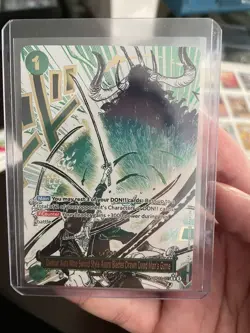 One Piece TCG Demon Aura Nine Sword Style Asura Blades OP12-037 Alt Art English - Image 1