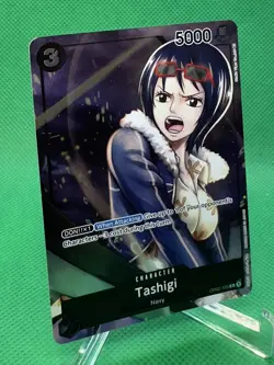 OP02-105 Tashigi Common Alternative Art Box Topper One Piece TCG Card - Image 1