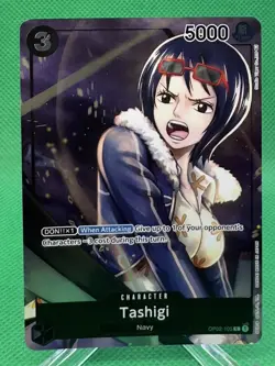 OP02-105 Tashigi Common Alternative Art Box Topper One Piece TCG Card - Image 2
