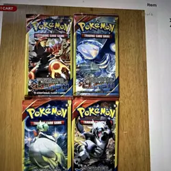 XY Primal Clash 3-Card Booster Pack Art Set of 4 2015 Pokemon TCG New Sealed - Image 1