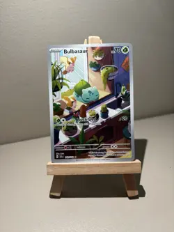 Bulbasaur - 143/142 - Illustration Rare - Stellar Crown - Pokemon Card - NM/M - Image 3
