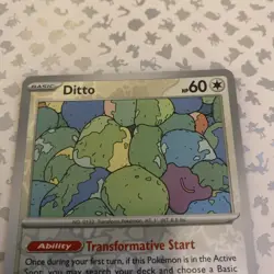 Pokemon Card Ditto Scarlet & Violet 151 Reverse Holo Rare 132/165 Near Mint - Image 3